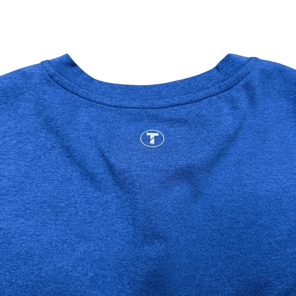 Twillory Henley Shirt Medium Blue Athletic Athleisure Performance Preppy Casual - Picture 4 of 6